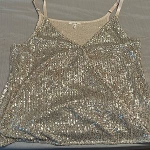 Women’s Maurice’s sequin tank - worn one time